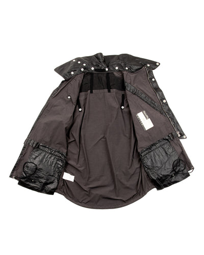 MotivMfg Hybrid Parka - Charcoal Japanese Shrunk Nylon - Standard & Strange