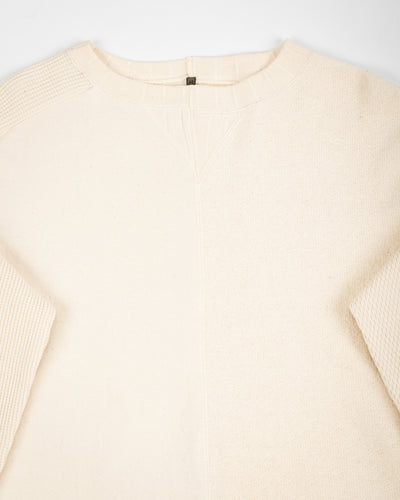 Nigel Cabourn Army Crew L/S - Ivory Jersey Mix - Standard & Strange