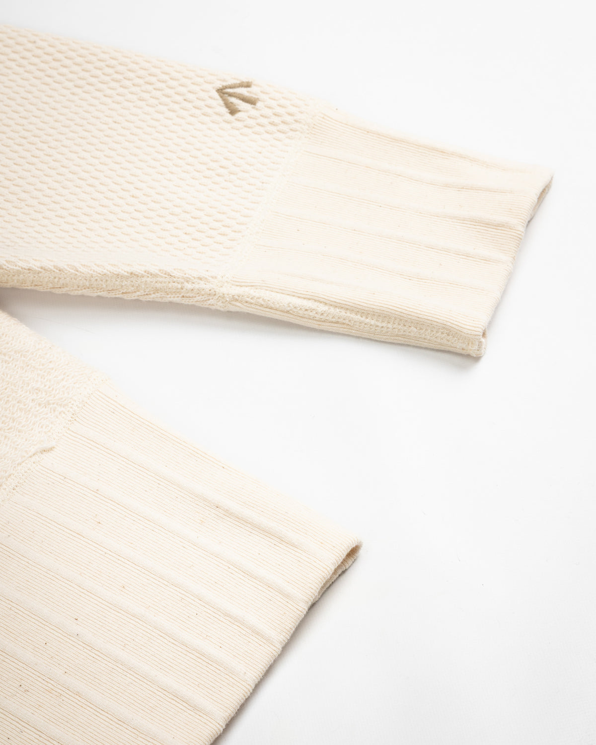 Nigel Cabourn Army Crew L/S - Ivory Jersey Mix - Standard & Strange