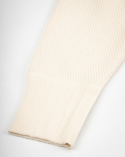 Nigel Cabourn Army Crew L/S - Ivory Jersey Mix - Standard & Strange