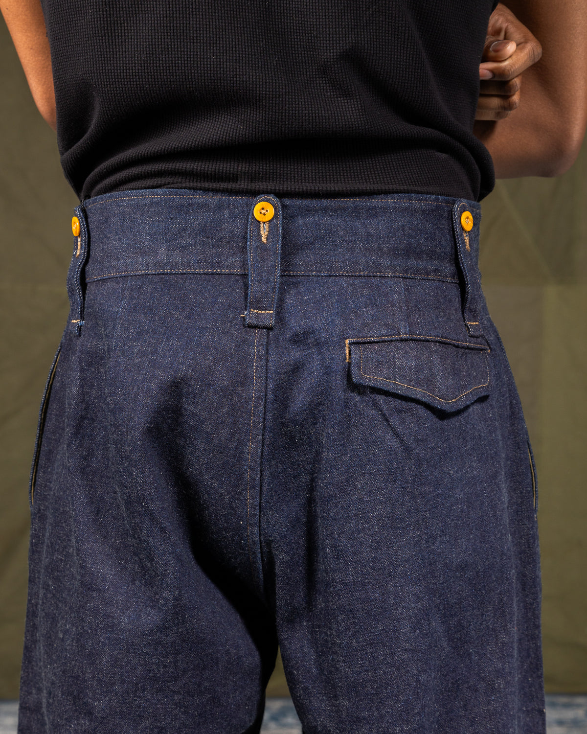 Nigel Cabourn British Army Pant Loose Denim - Indigo - Standard & Strange
