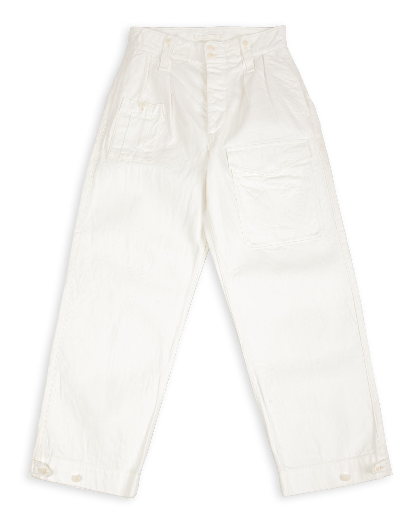 British Army Pant Loose Denim - Off-White