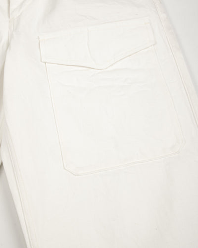 British Army Pant Loose Denim - Off-White
