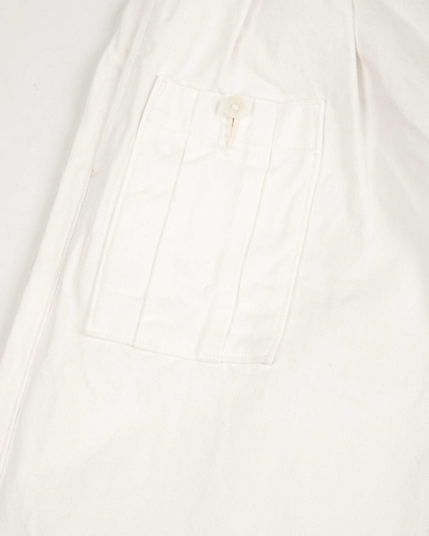 British Army Pant Loose Denim - Off-White