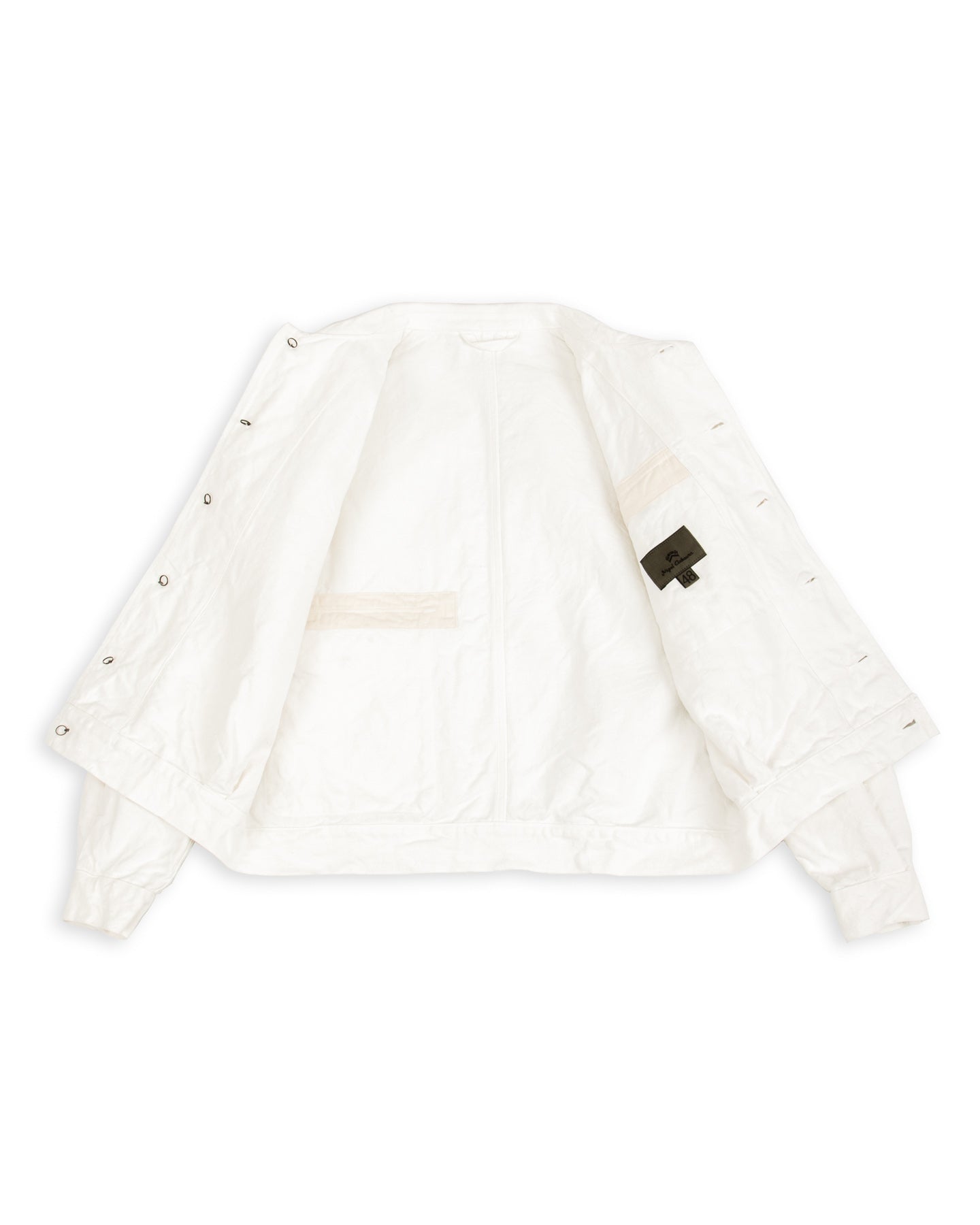French Work Jacket - Off-White Hemp Canvas