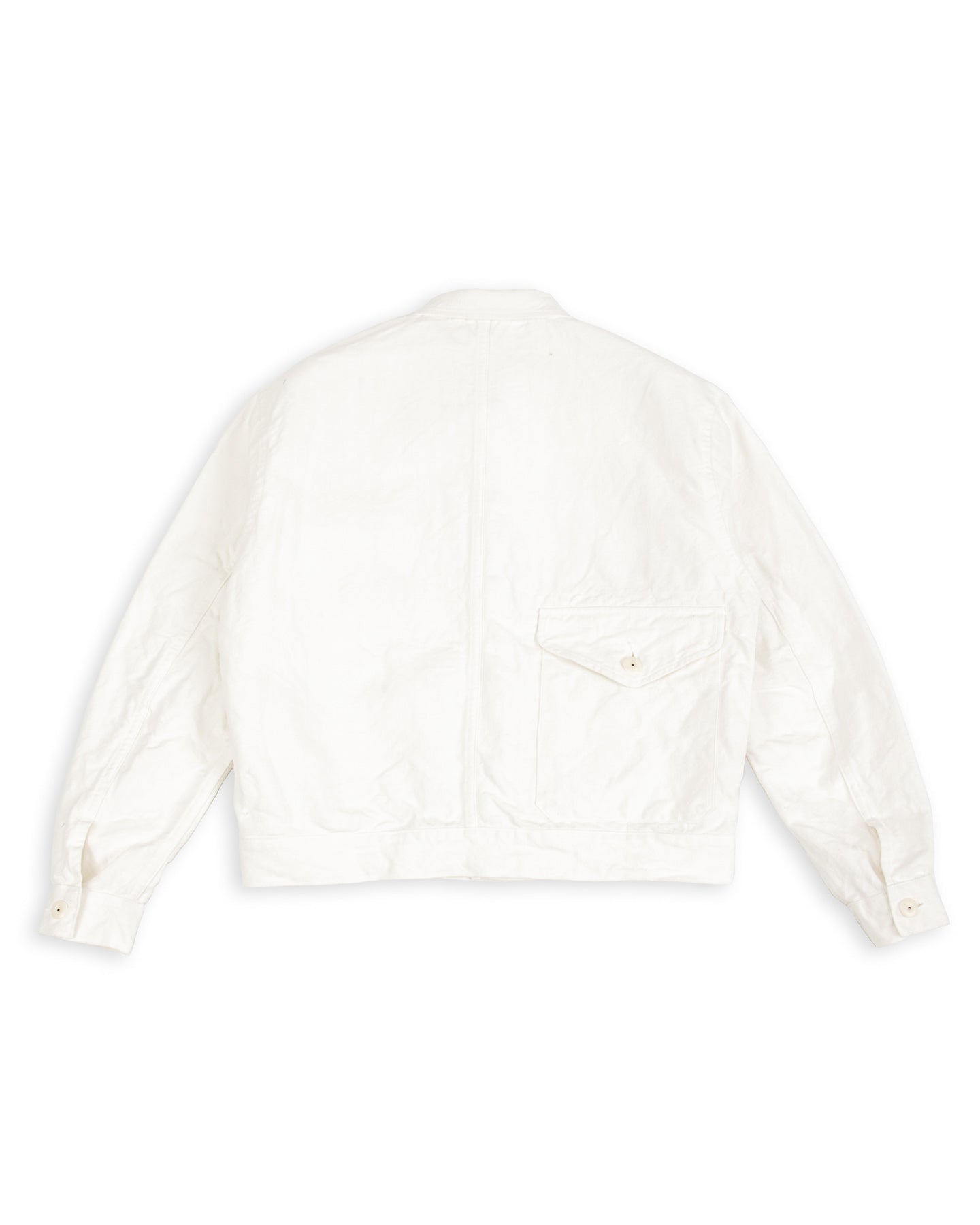 French Work Jacket - Off-White Hemp Canvas