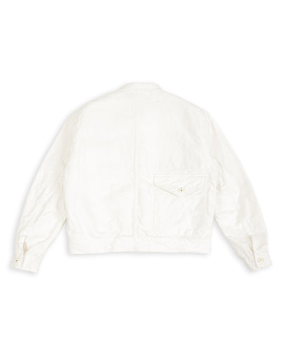 French Work Jacket - Off-White Hemp Canvas