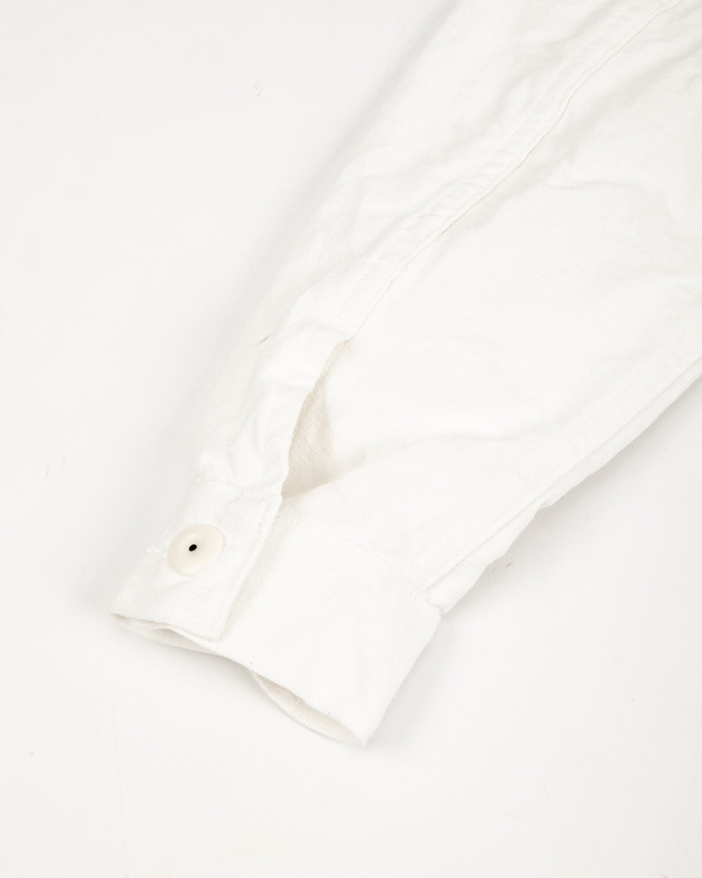 French Work Jacket - Off-White Hemp Canvas