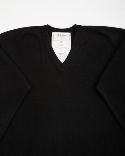 Olde H & Daughter Cashmere V Pullover - Black 10 - Standard & Strange