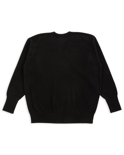 Olde H & Daughter Cashmere V Pullover - Black 10 - Standard & Strange
