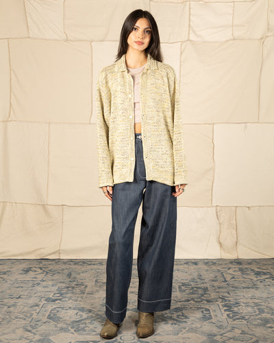 Olde H & Daughter Cotton Wrap Stitches Cardigan - Desert 10 - Standard & Strange