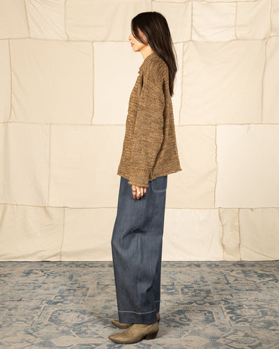 Olde H & Daughter Cotton Wrap Stitches Cardigan - Garden 10 - Standard & Strange