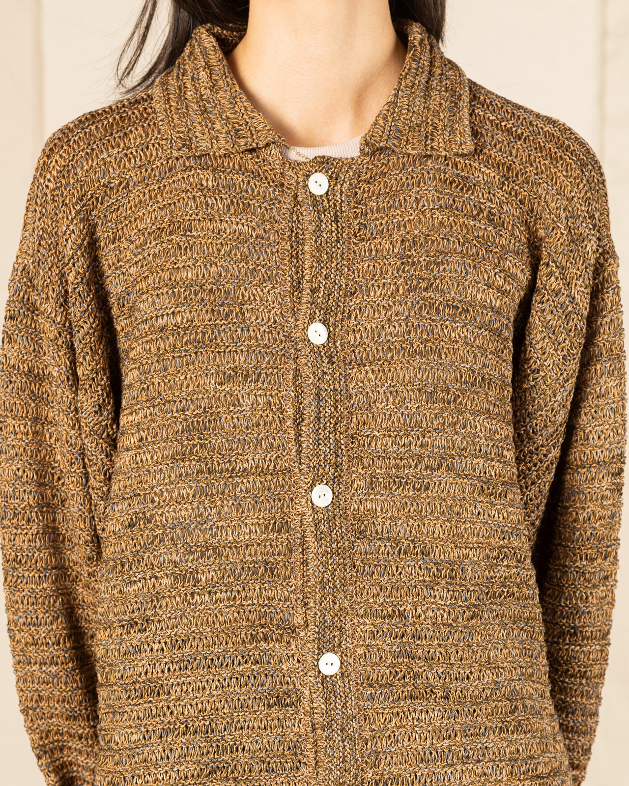Olde H & Daughter Cotton Wrap Stitches Cardigan - Garden 10 - Standard & Strange