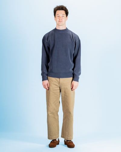 Olde H & Daughter Distressed Effect Cotton Pullover - Nitefog 10 - Standard & Strange