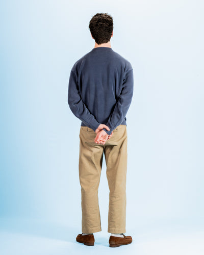 Olde H & Daughter Distressed Effect Cotton Pullover - Nitefog 10 - Standard & Strange