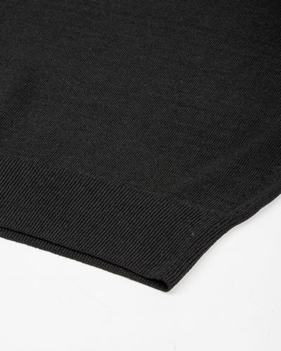 Olde H & Daughter Jyarijyari Silk Crew Pullover - Black - Standard & Strange