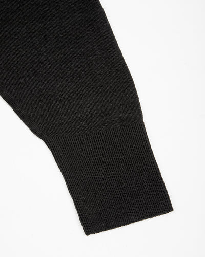 Olde H & Daughter Jyarijyari Silk Crew Pullover - Black - Standard & Strange