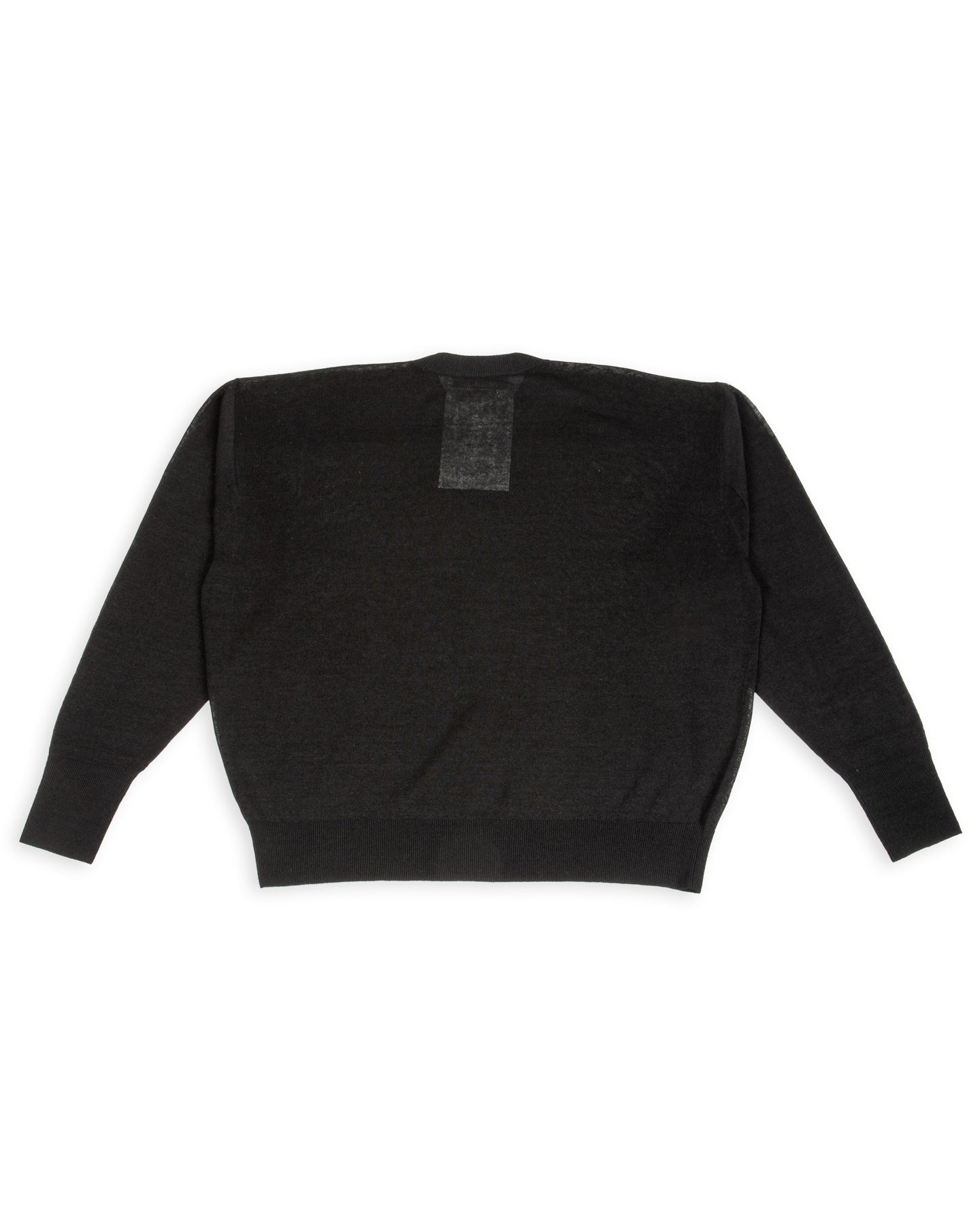 Olde H & Daughter Jyarijyari Silk Crew Pullover - Black - Standard & Strange