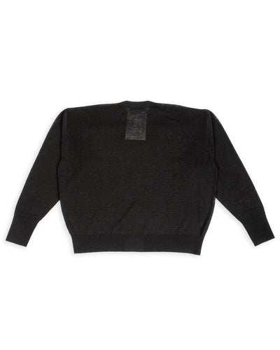 Olde H & Daughter Jyarijyari Silk Crew Pullover - Black - Standard & Strange