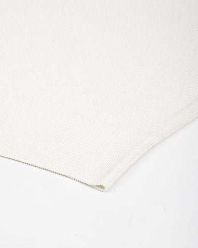 Olde H & Daughter Jyarijyari Silk Crew Pullover - Ecru - Standard & Strange