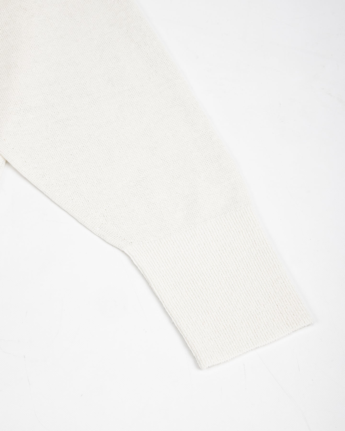 Olde H & Daughter Jyarijyari Silk Crew Pullover - Ecru - Standard & Strange
