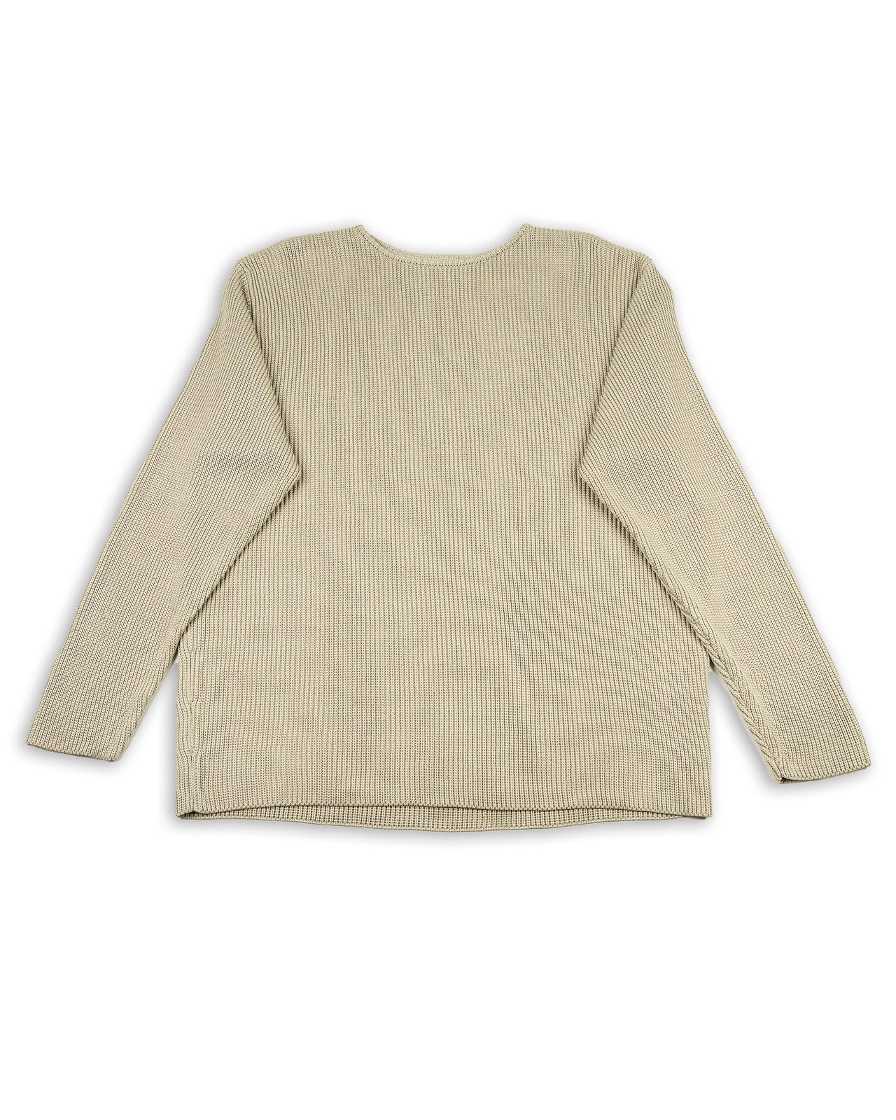 Olde H & Daughter Silk Hand Knitting Heavyweight Rib Pullover - Willow 8 - Standard & Strange
