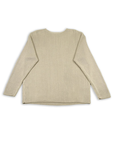 Olde H & Daughter Silk Hand Knitting Heavyweight Rib Pullover - Willow 8 - Standard & Strange