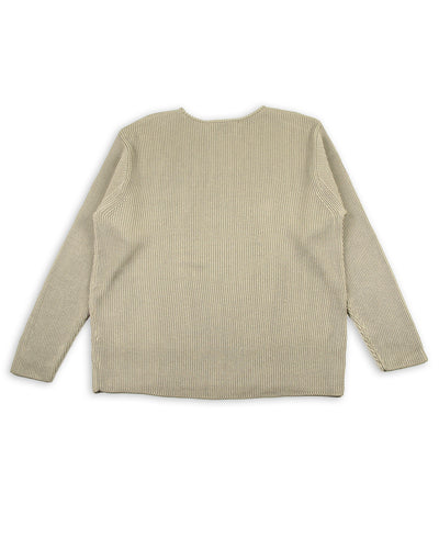 Olde H & Daughter Silk Hand Knitting Heavyweight Rib Pullover - Willow 8 - Standard & Strange
