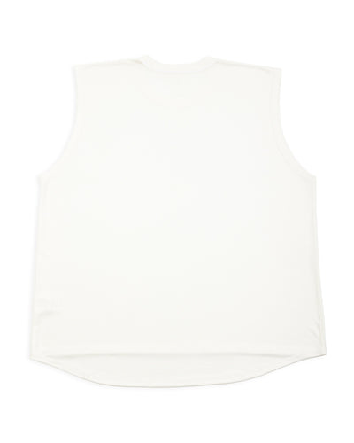 Olde H & Daughter Silk Tight Tension Middle Plain Stitches Tank - Off White - Standard & Strange