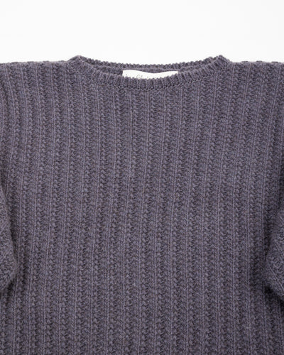 Olde H & Daughter Slub Cashmere Boat Pullover - Navy 10 - Standard & Strange