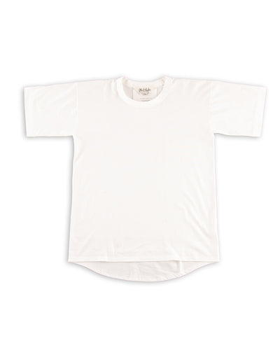 Olde H & Daughter Suvin Plain Stitch Crewneck S/S - Off White - Standard & Strange