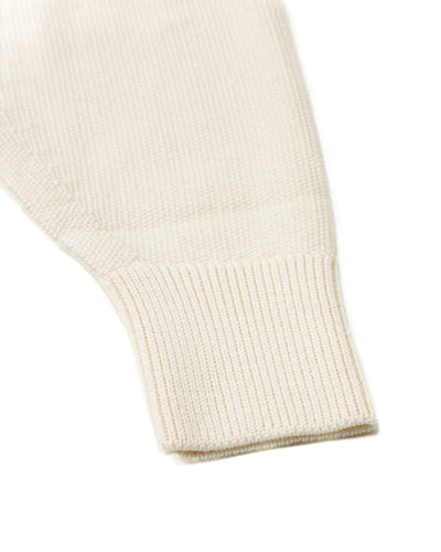 Olde H & Daughter Wool Henley Neck L/S - Ecru 10 - Standard & Strange