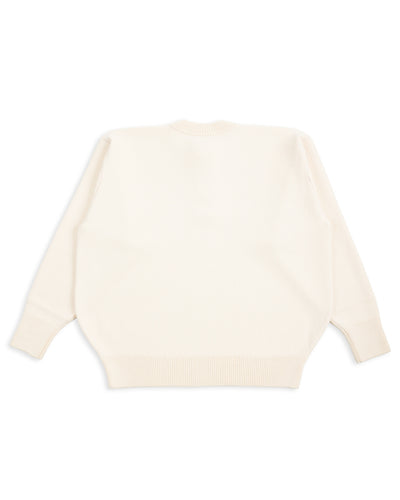 Olde H & Daughter Wool Henley Neck L/S - Ecru 10 - Standard & Strange