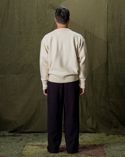 Olde H & Daughter Wool Henley Neck L/S - Ecru 10 - Standard & Strange