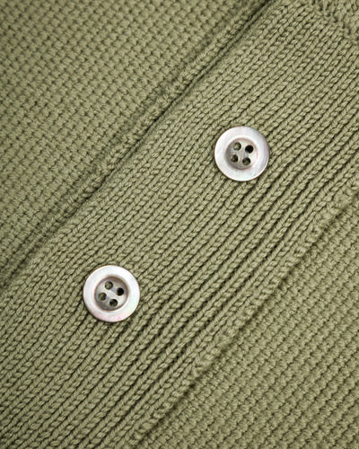 Olde H & Daughter Wool Henley Neck L/S - Smoke Moss 10 - Standard & Strange
