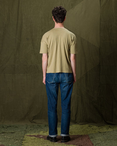 Olde Homesteader Extra Cotton Rib Crewneck S/S - Olive - Standard & Strange