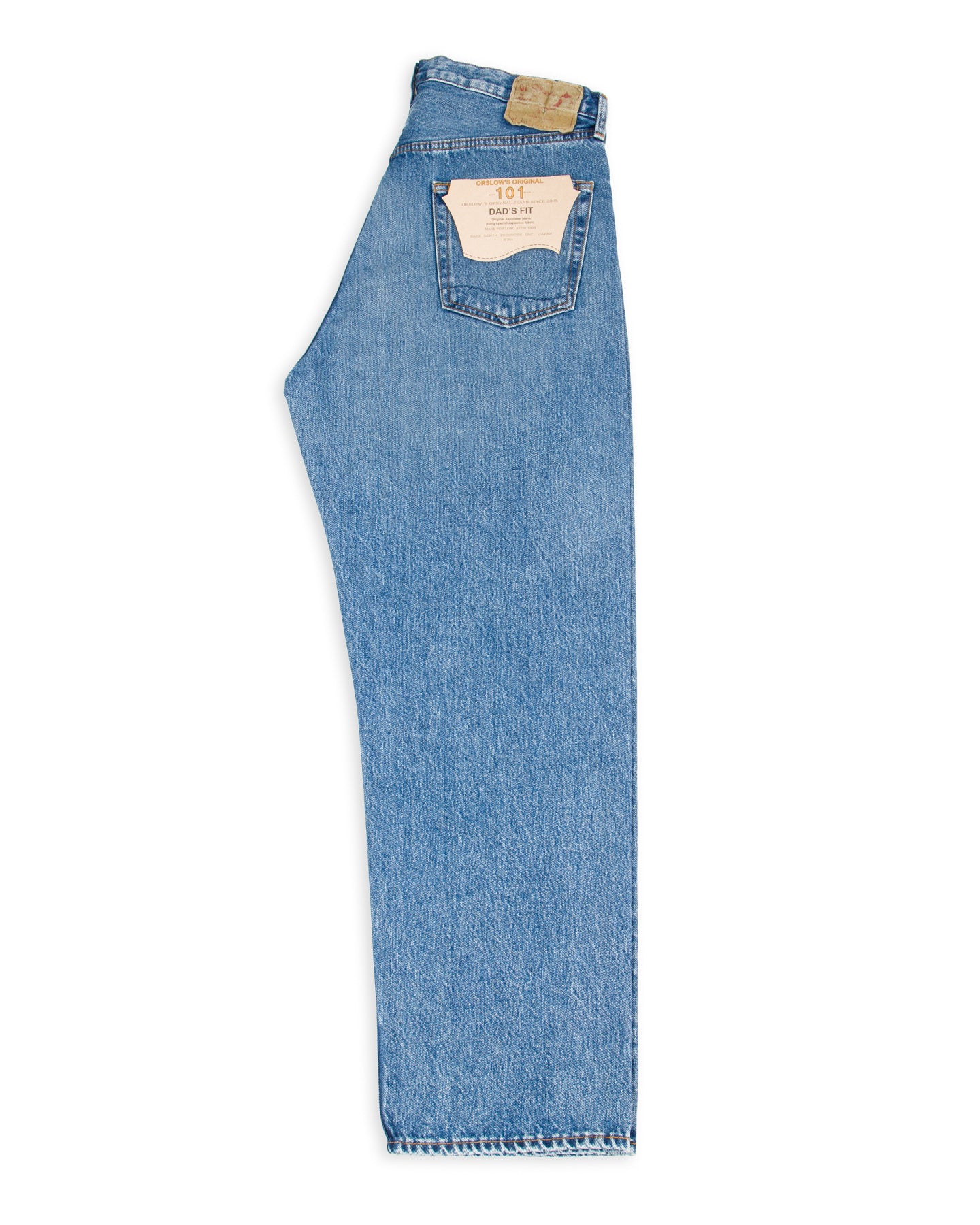 OrSlow 101 Dad's Fit Denim Pants (Unisex) - Used Wash - Standard & Strange