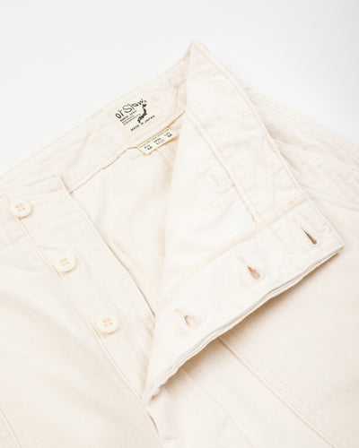 OrSlow HBT Summer Fatigue Pants (Unisex) - Ecru - Standard & Strange