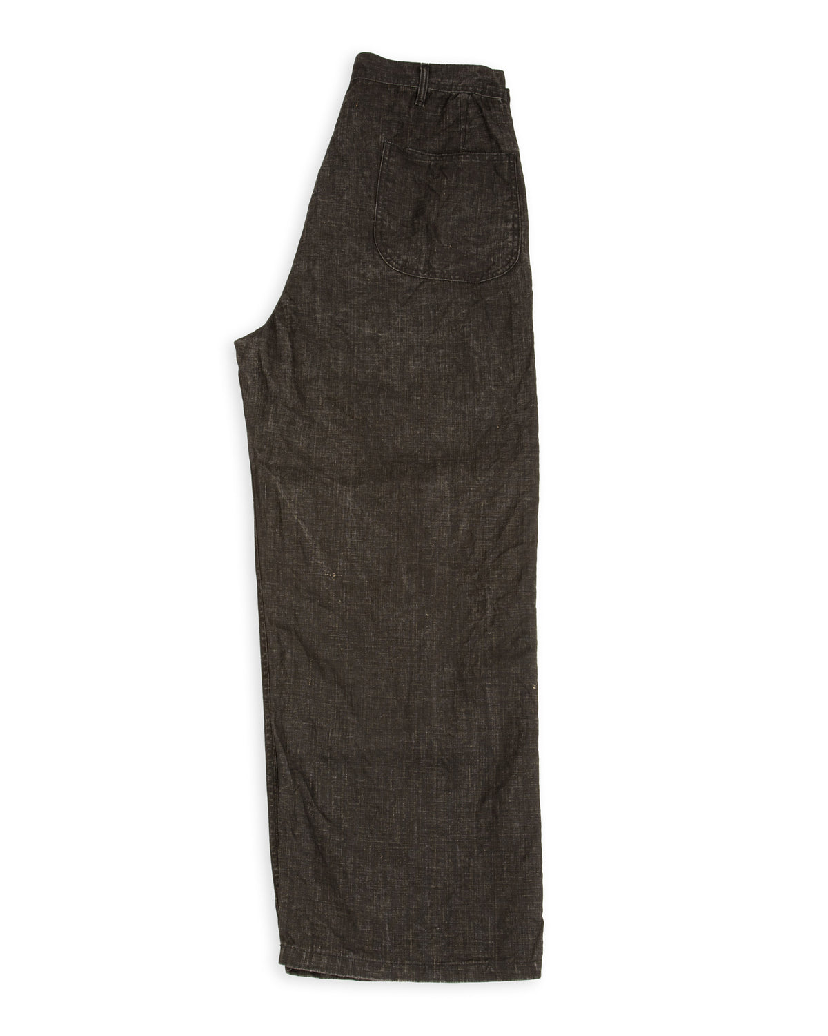 OrSlow WWII 40's U.S. Navy Utility Trousers - Sumi Coated Linen - Standard & Strange