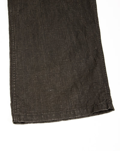 OrSlow WWII 40's U.S. Navy Utility Trousers - Sumi Coated Linen - Standard & Strange