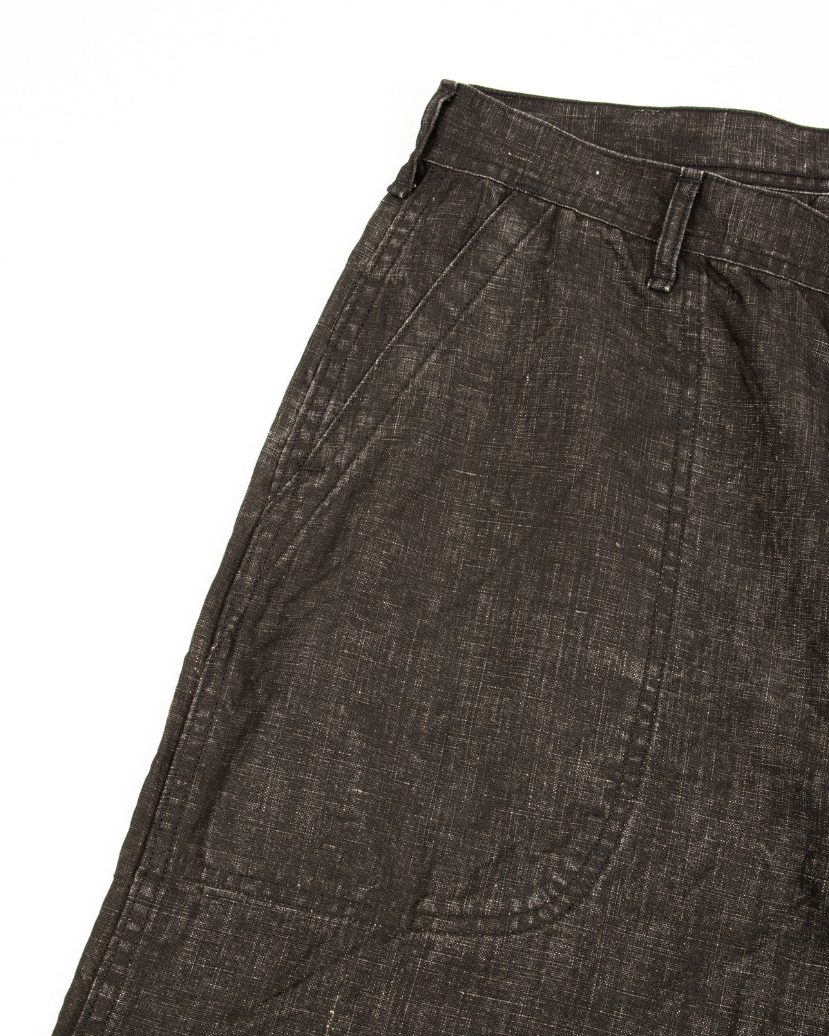 OrSlow WWII 40's U.S. Navy Utility Trousers - Sumi Coated Linen - Standard & Strange