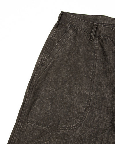 OrSlow WWII 40's U.S. Navy Utility Trousers - Sumi Coated Linen - Standard & Strange