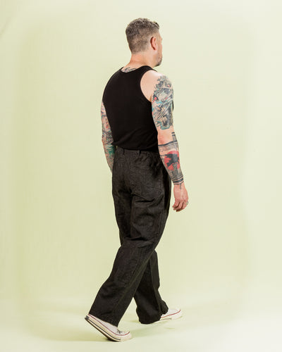 OrSlow WWII 40's U.S. Navy Utility Trousers - Sumi Coated Linen - Standard & Strange