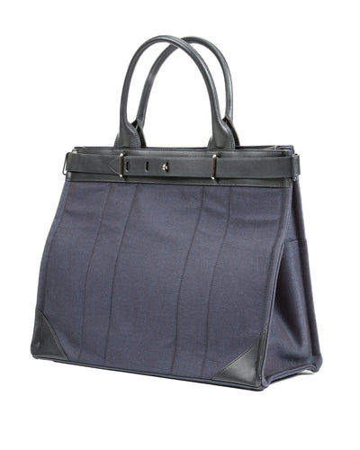 PORTER - Yoshida & Co Fork 2Way Tote Bag (L) - Navy - Standard & Strange