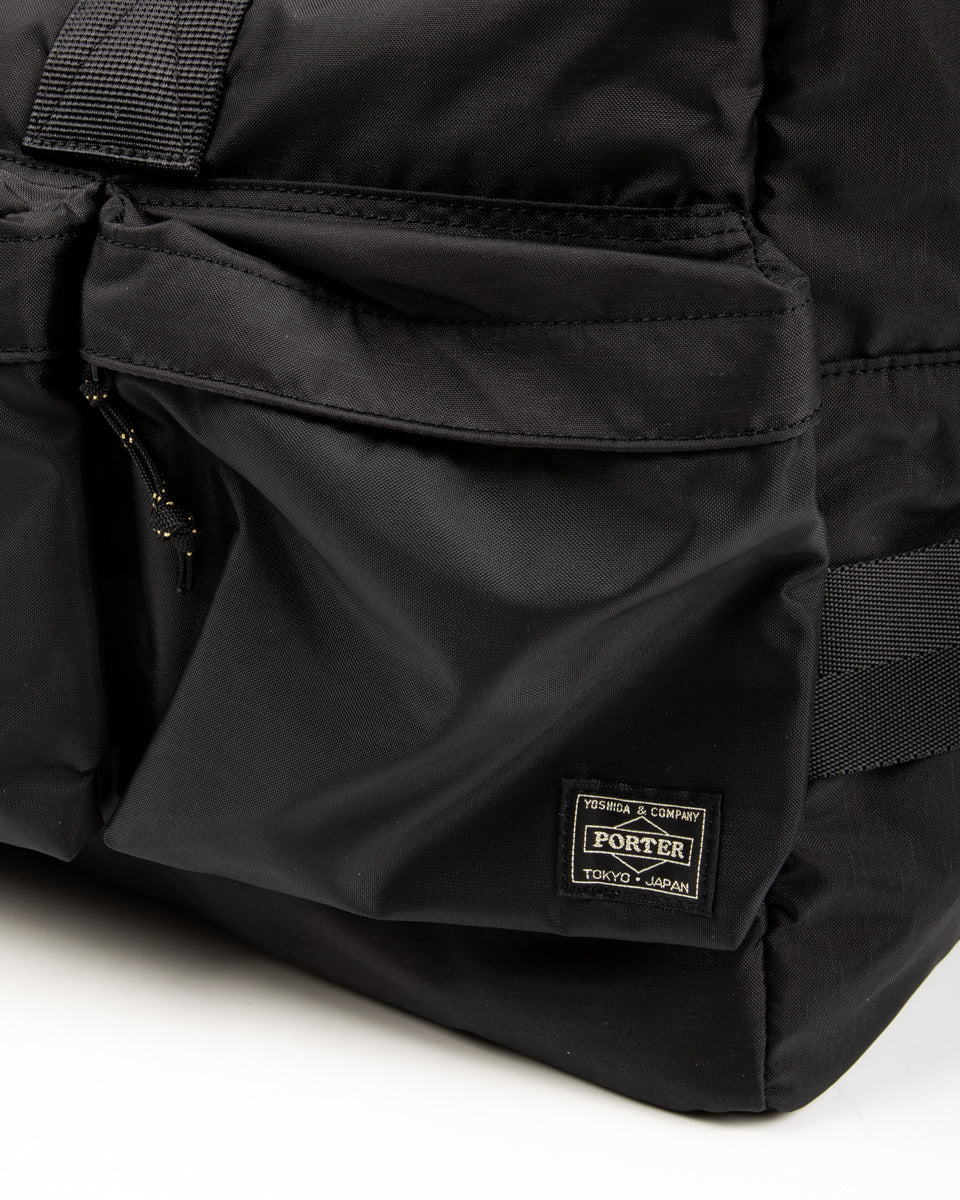 PORTER - Yoshida & Co Force 2Way Duffle Bag - Black - Standard & Strange