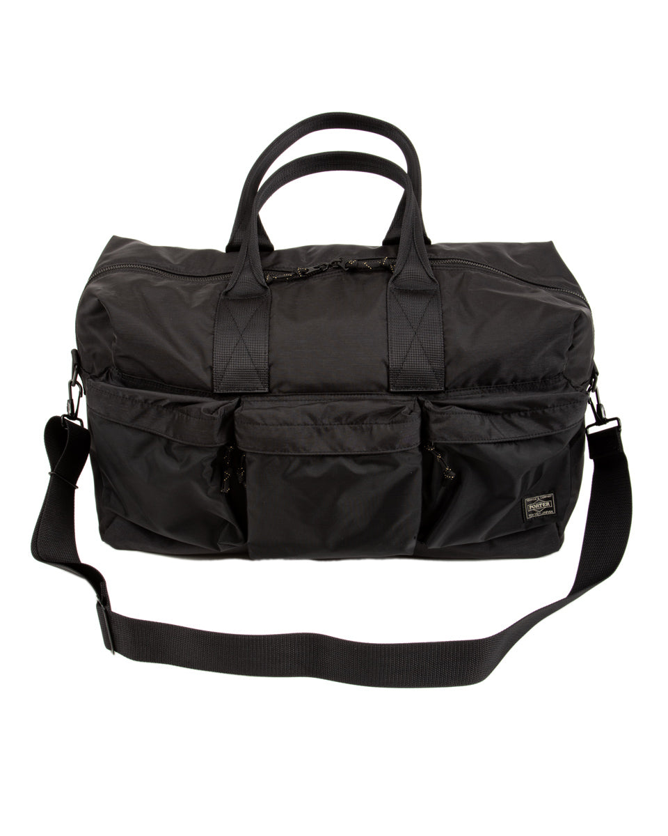 PORTER - Yoshida & Co Force 2Way Duffle Bag - Black - Standard & Strange