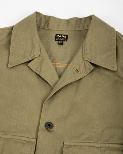 Beach Combat Jacket - Olive Drab