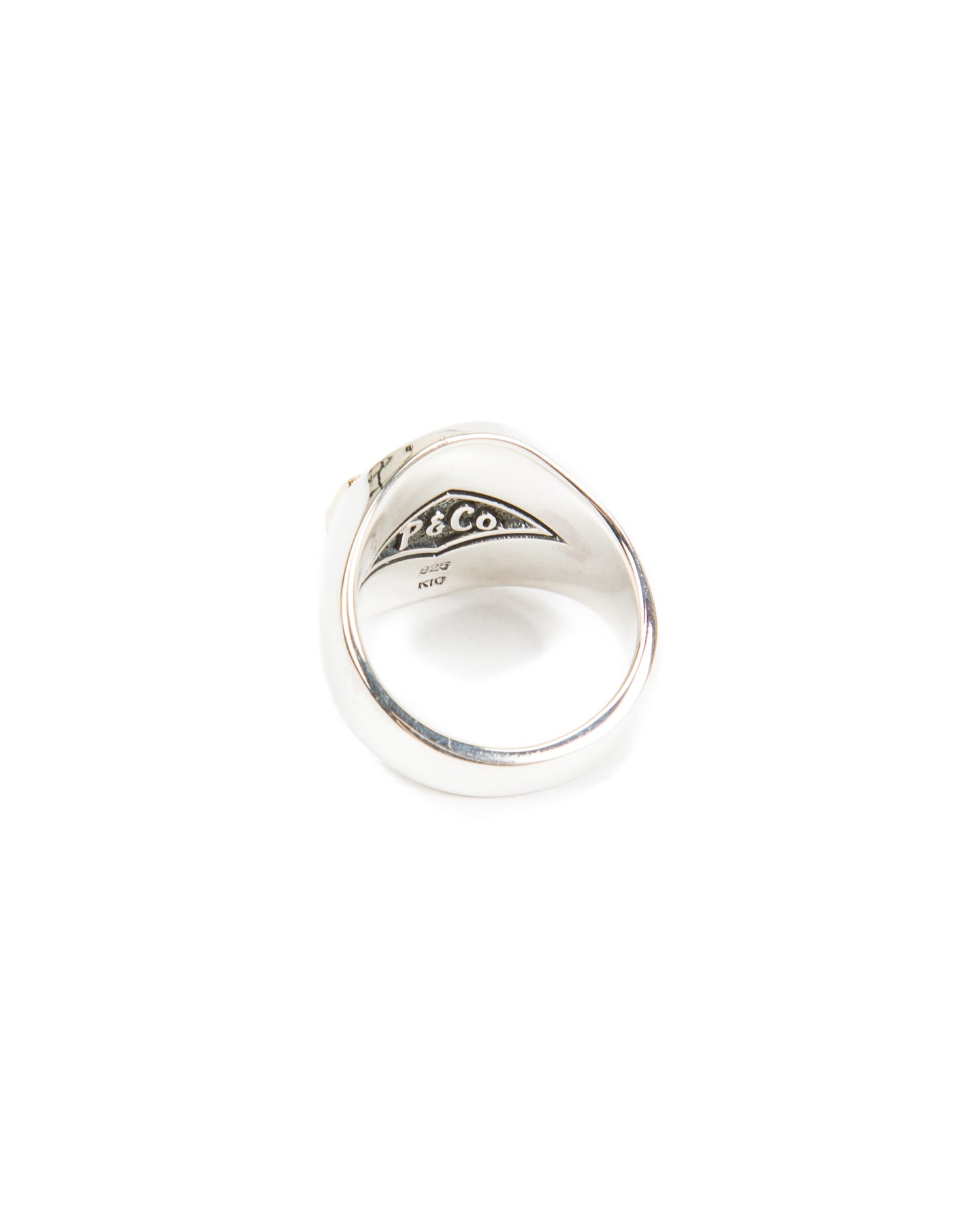 Peanuts & Co Pharaoh's Horse Ring - Oval - Silver x 10K Gold - Standard & Strange