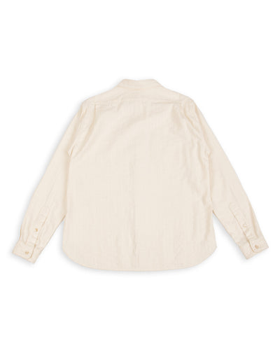 Prequel Classic Stripe Shirt - Beige Jacquard - Standard & Strange