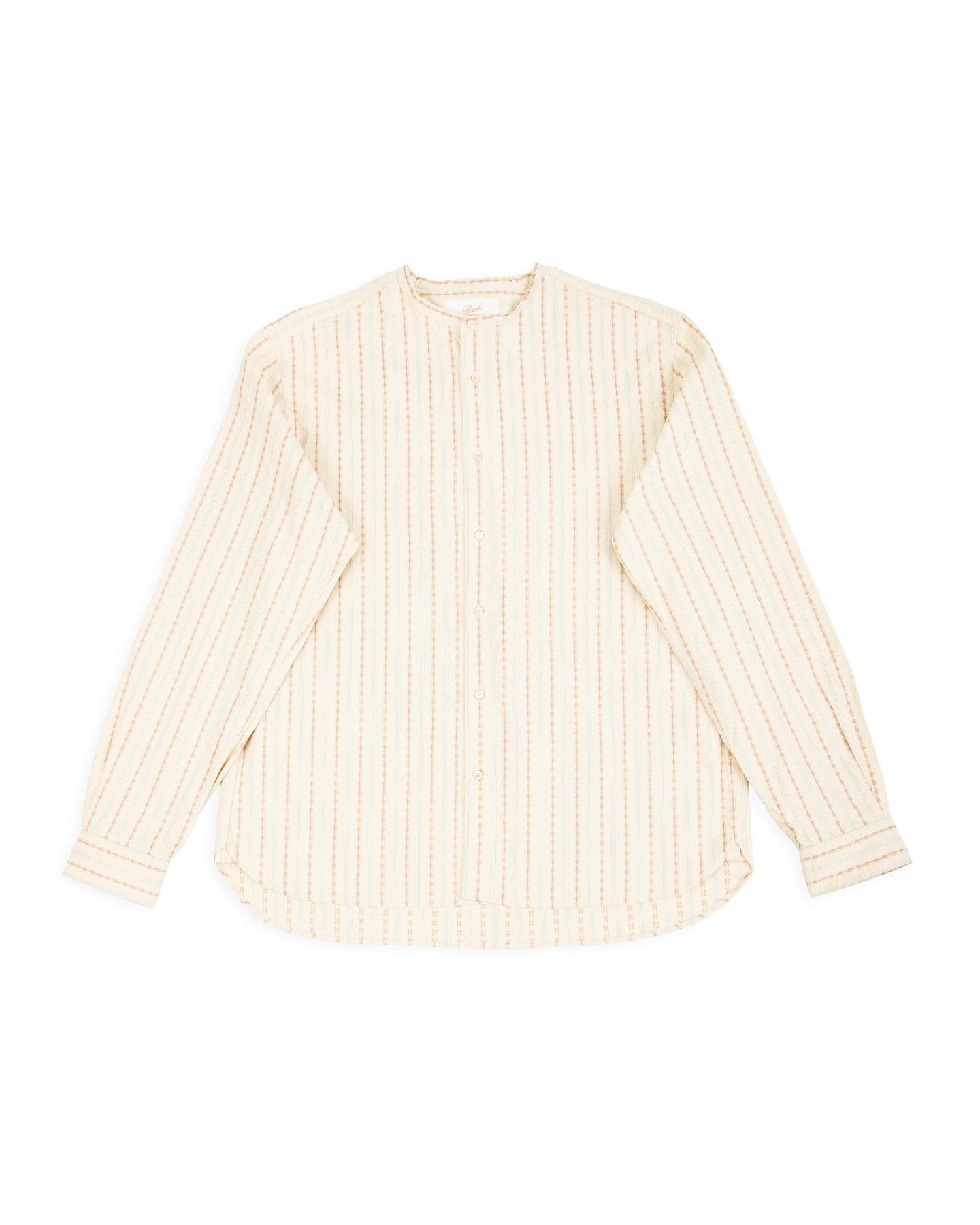 Prequel Stand-up Collar Shirt - Beige - Standard & Strange